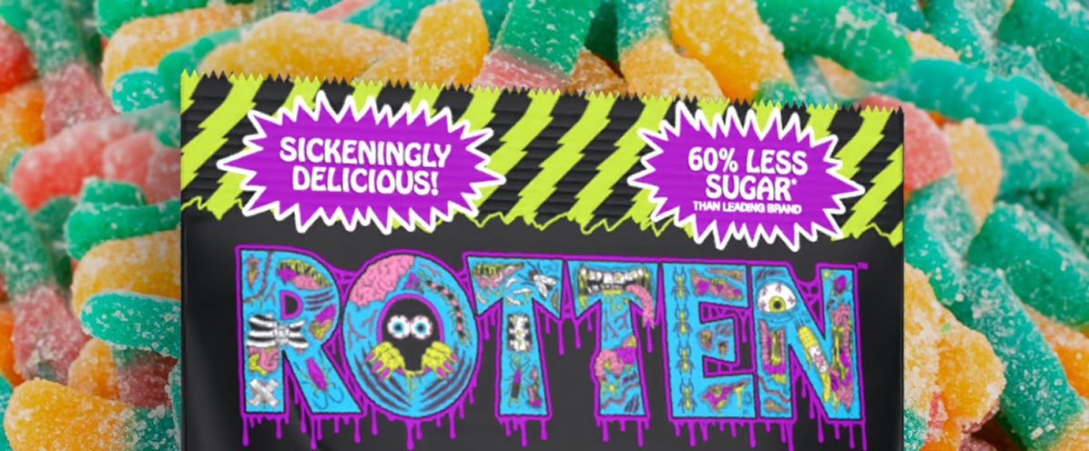 eat rotten gummy worms