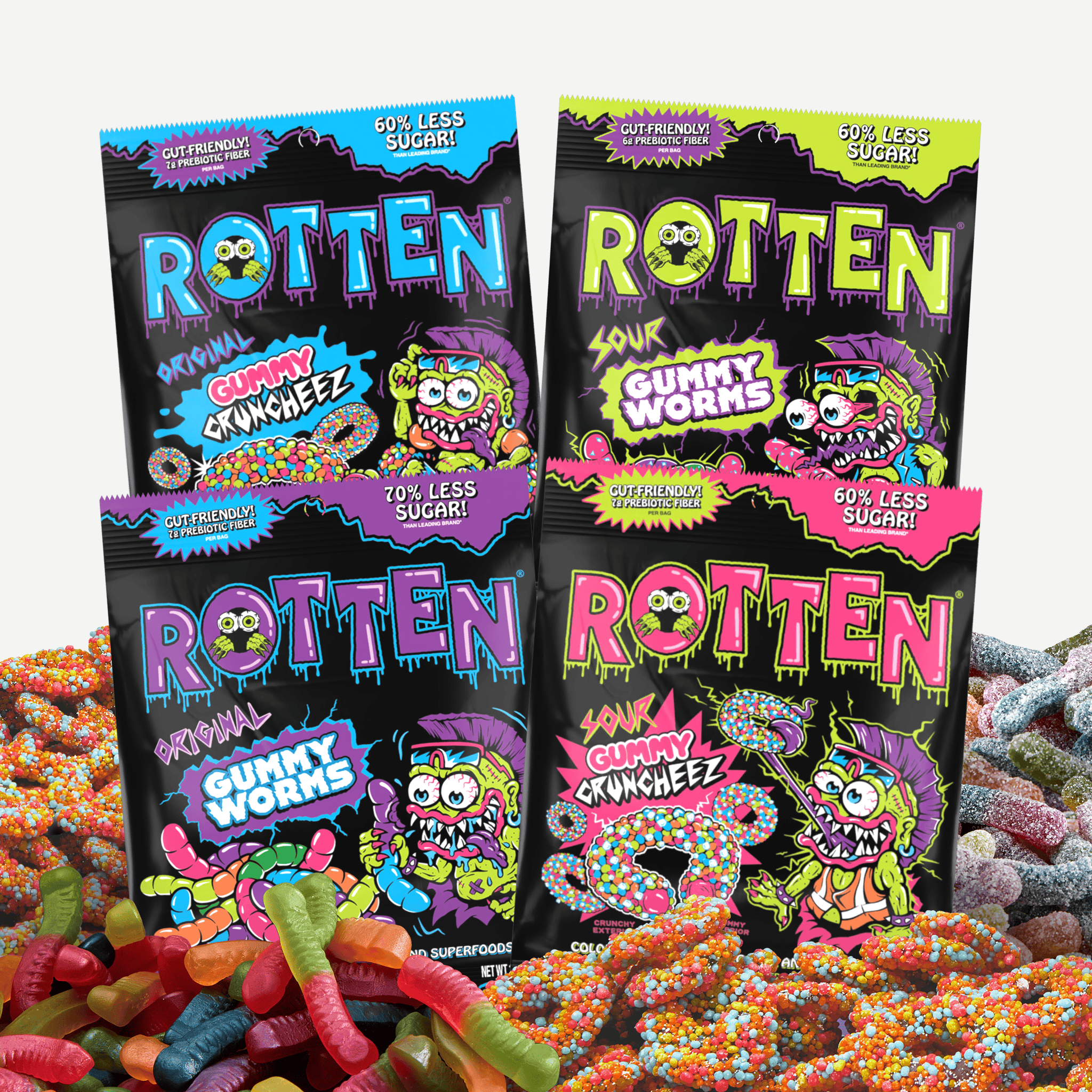 All Flavor Variety Sampler 4x1.8oz – Rotten