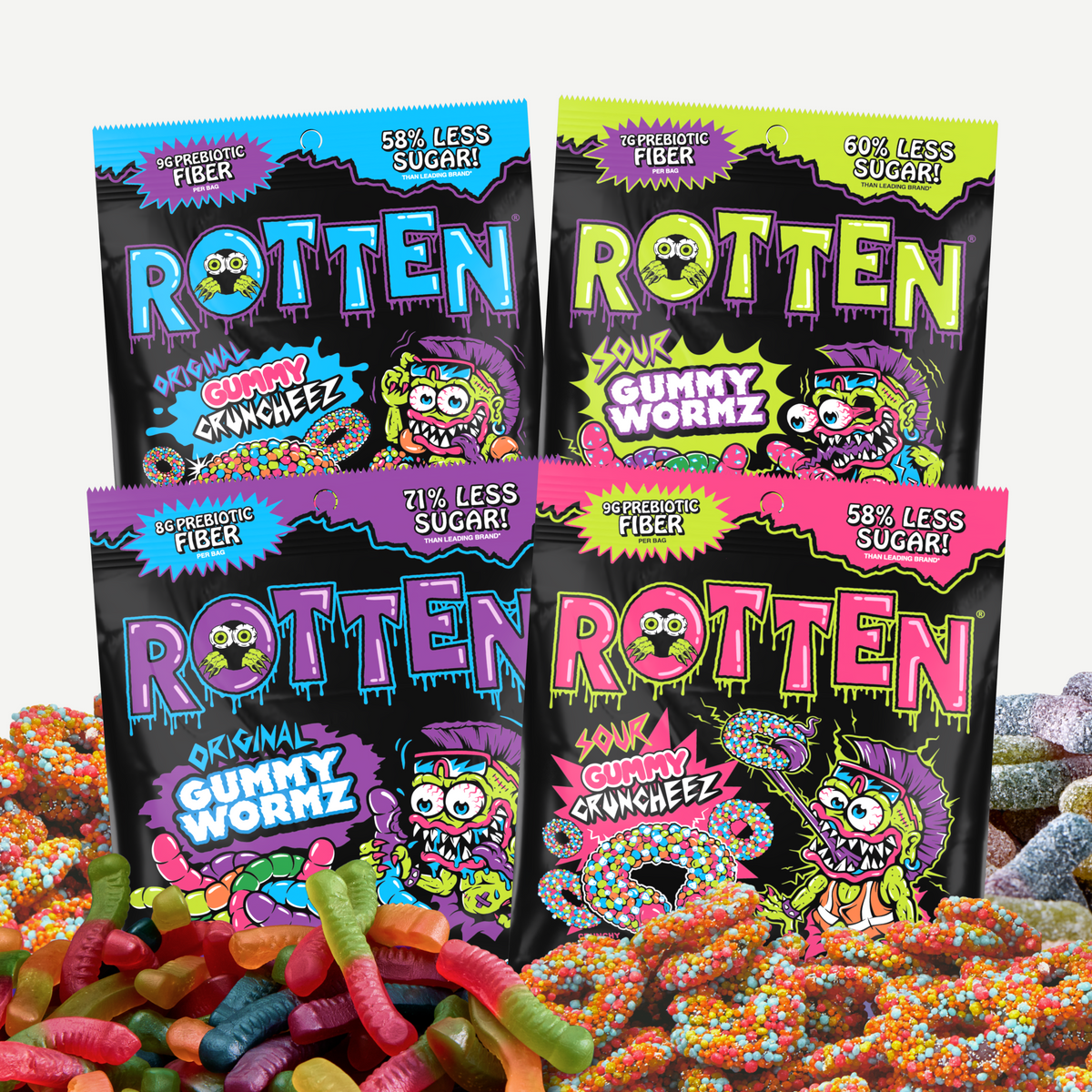 OZROSAURUS Hysterical 美品 Sour Gummy Cruncheez - NOFX Special Edition – Rotten