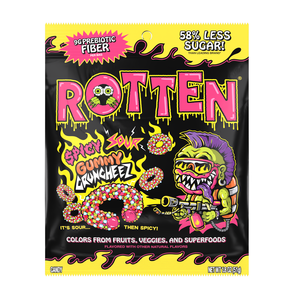 Spicy Sour Gummy Cruncheez