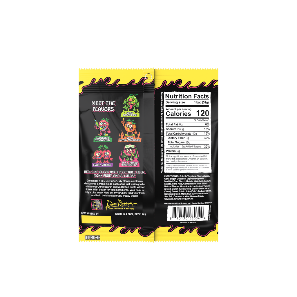 Spicy Sour Gummy Cruncheez