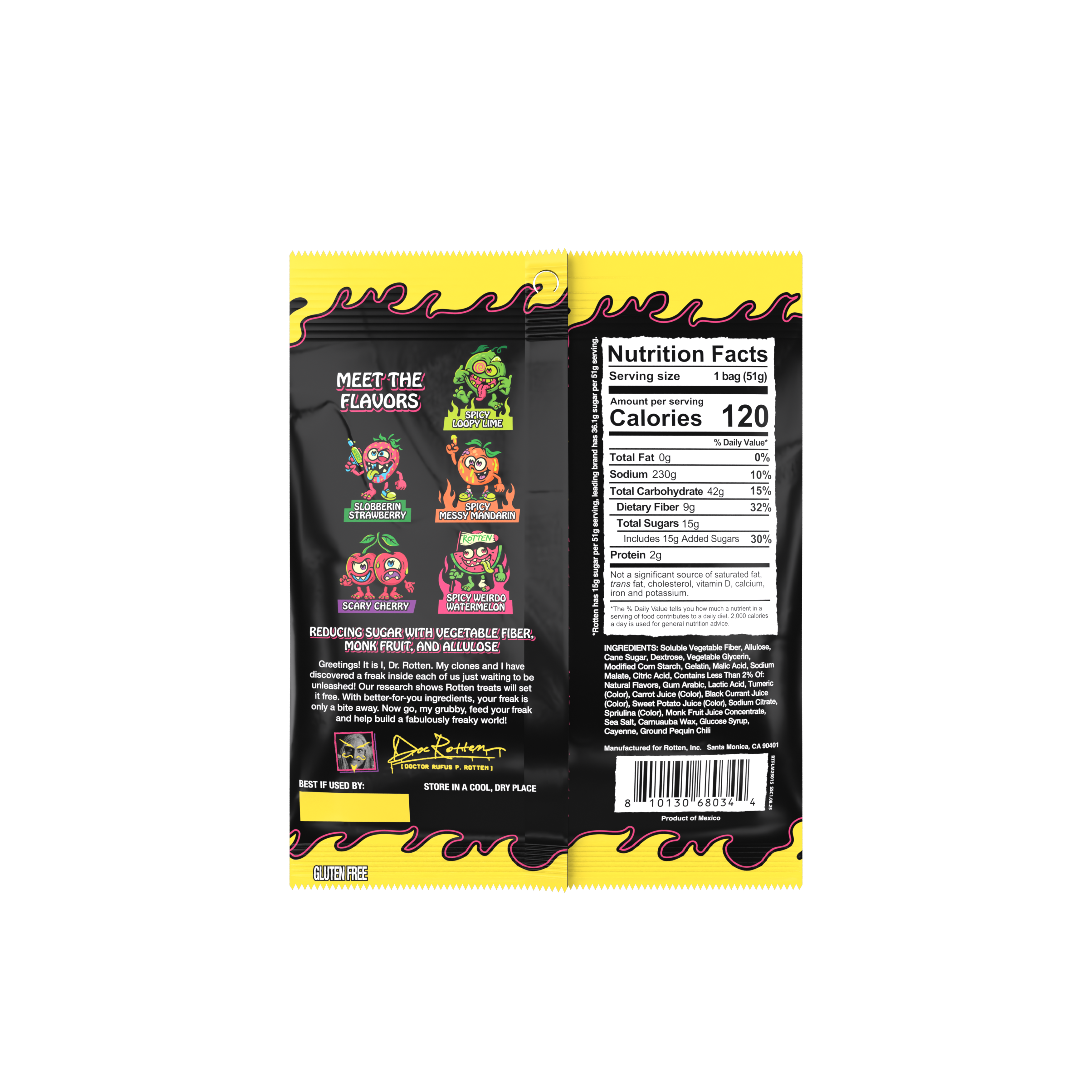 Spicy Sour Gummy Cruncheez