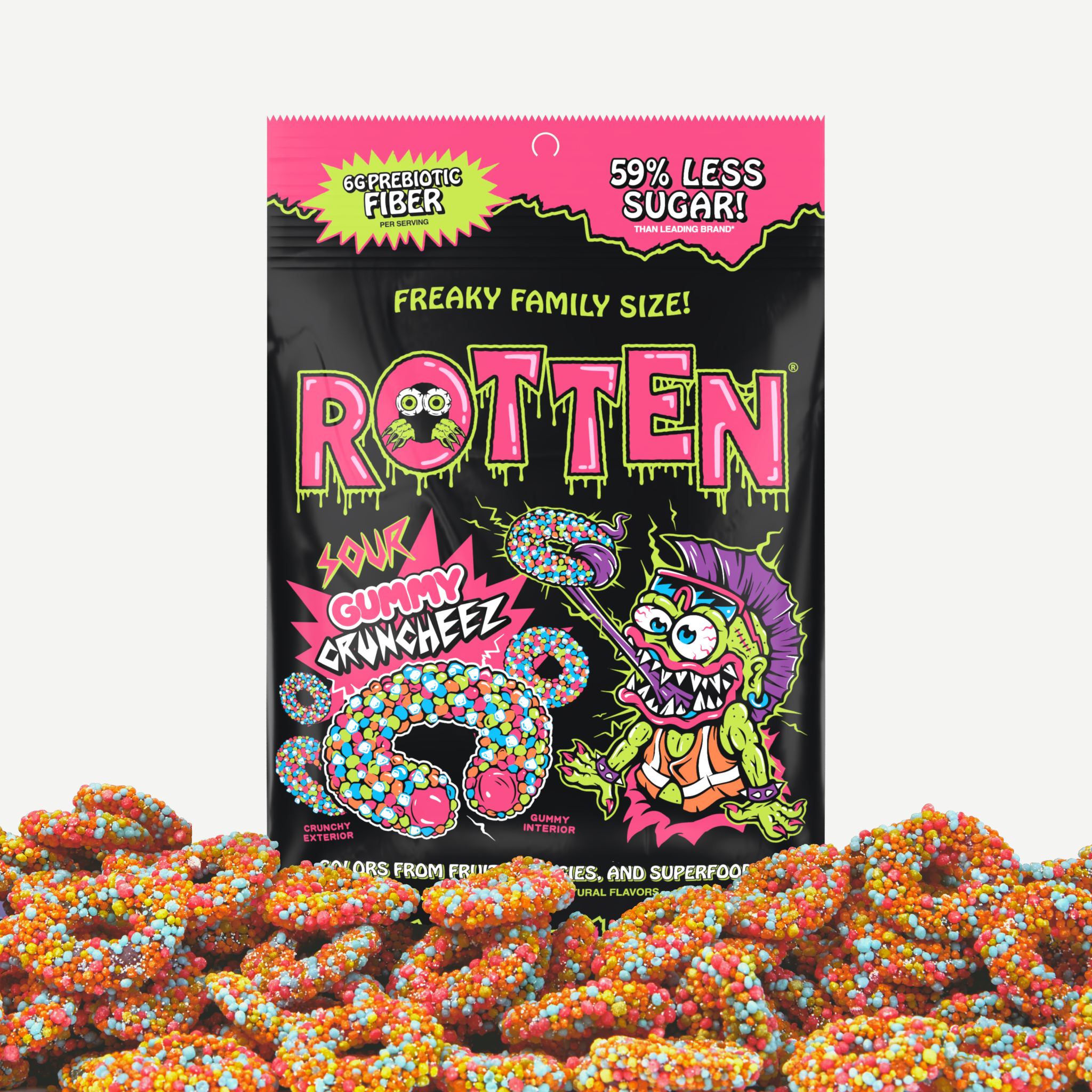 Sour Gummy Cruncheez