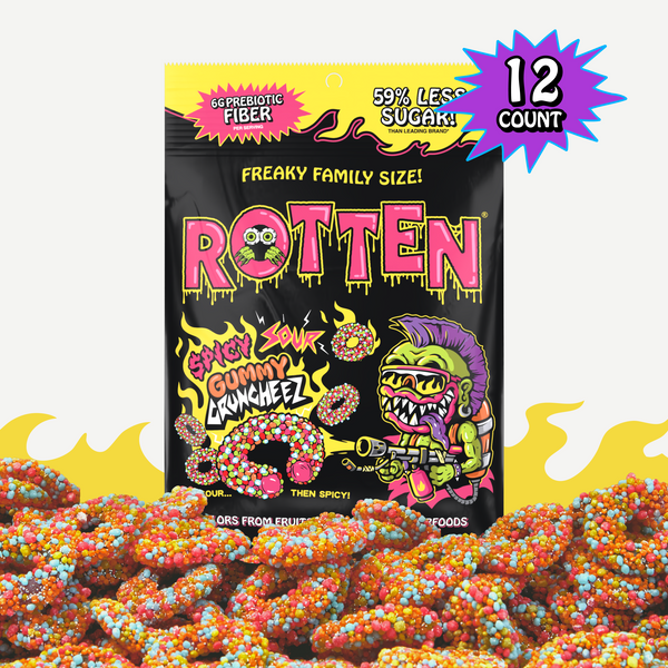 Spicy Sour Gummy Cruncheez