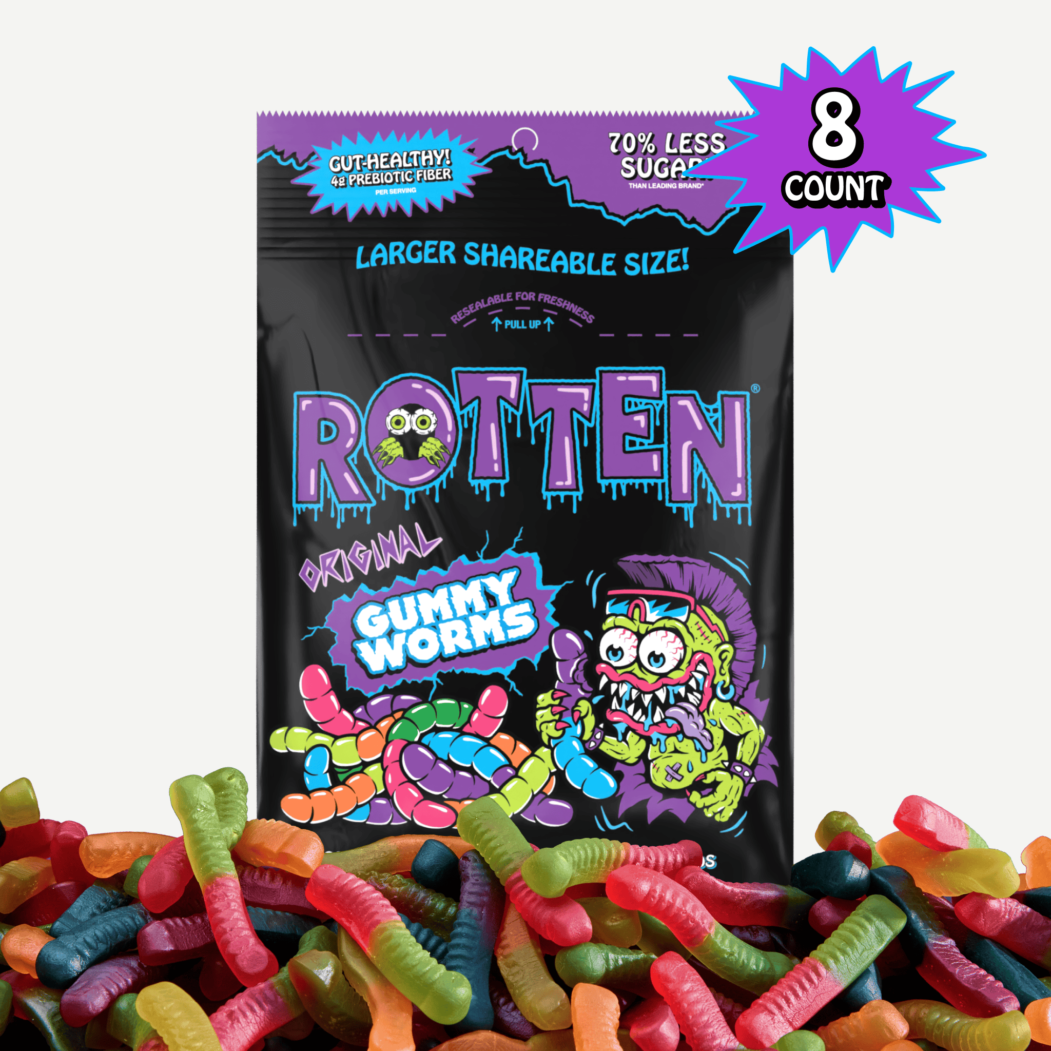 Gummy Worms, Share Size