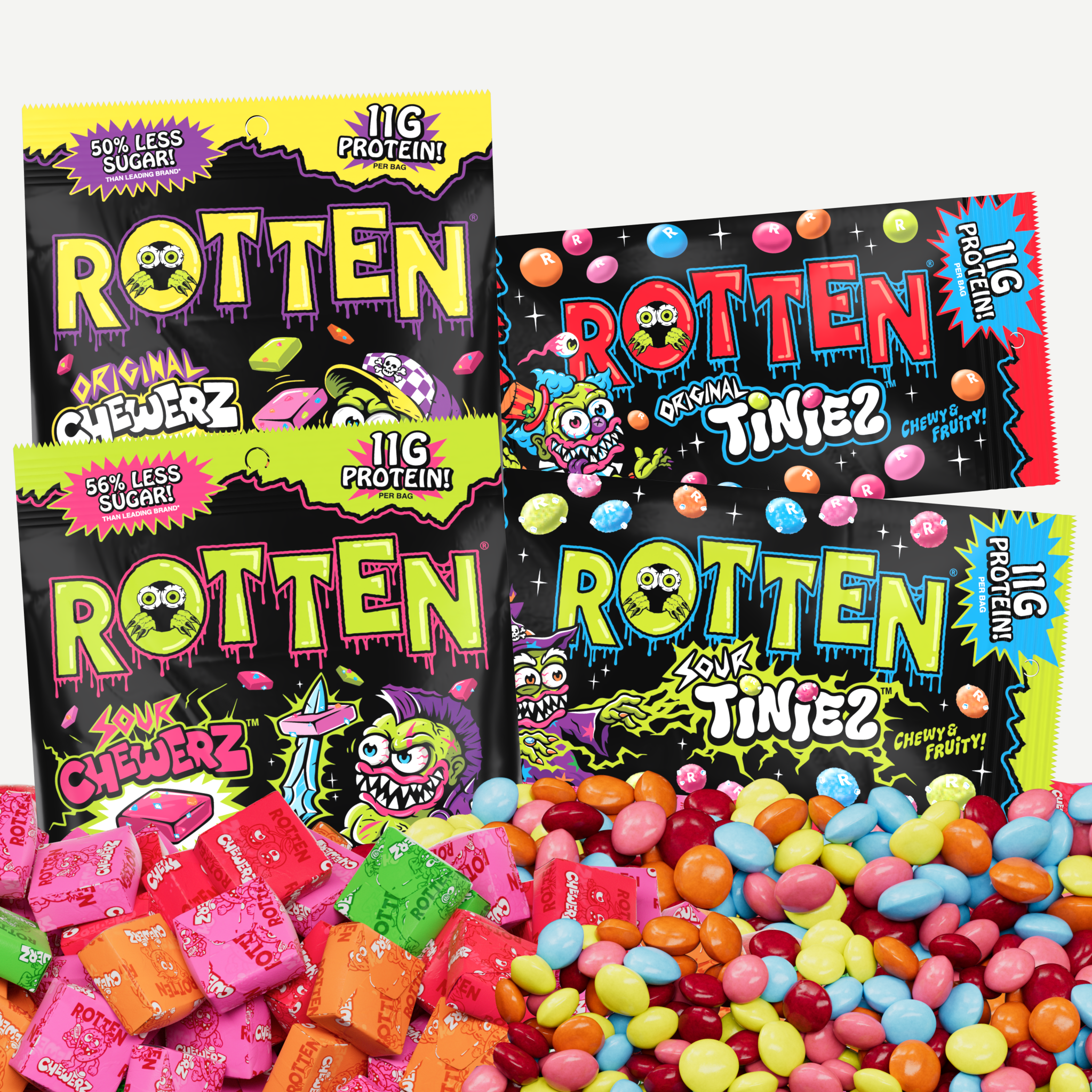 Tiniez and Chewerz 4 Bag Variety Pack